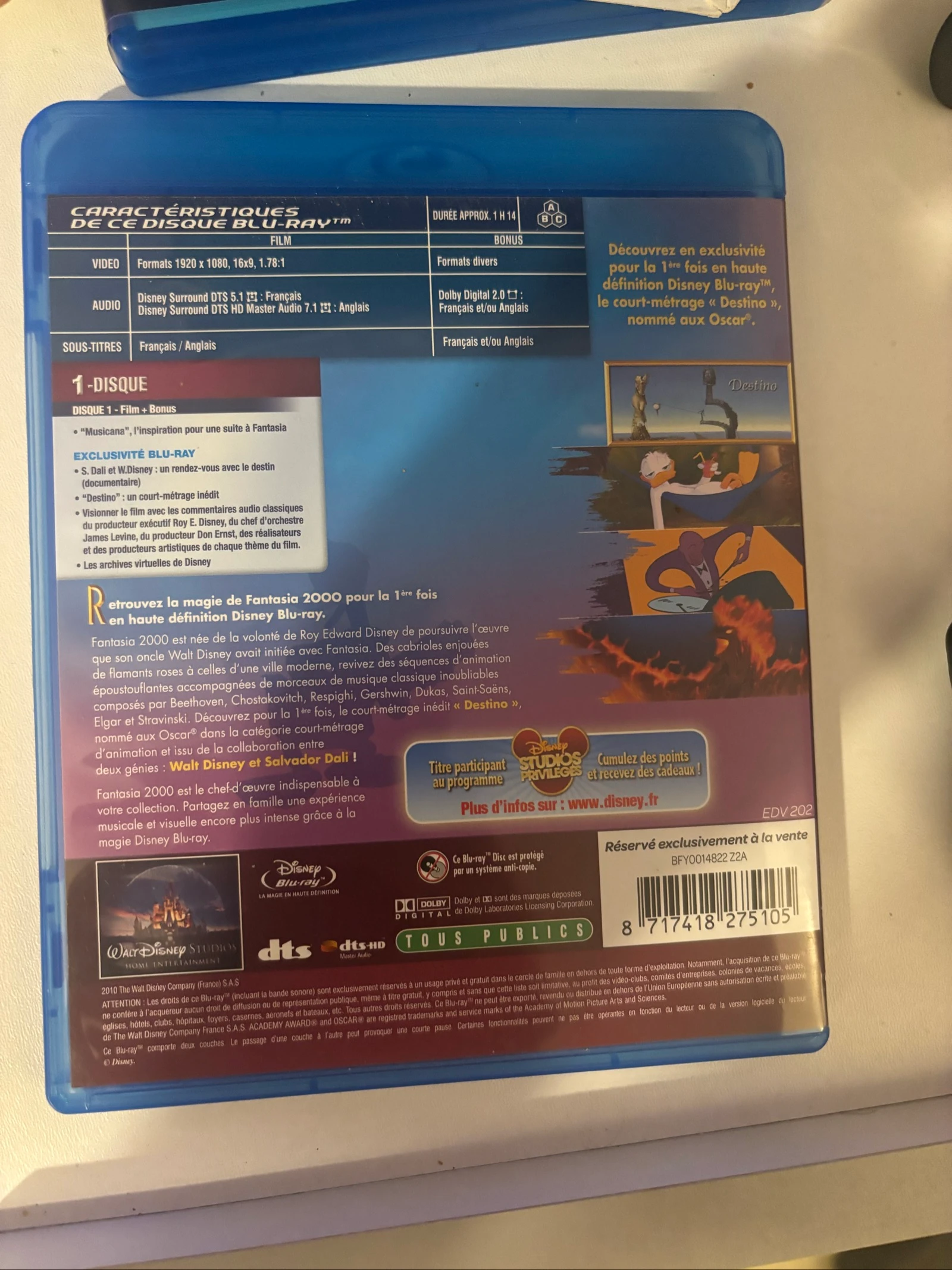 Fantasia 2000 Blu Ray – photo 2